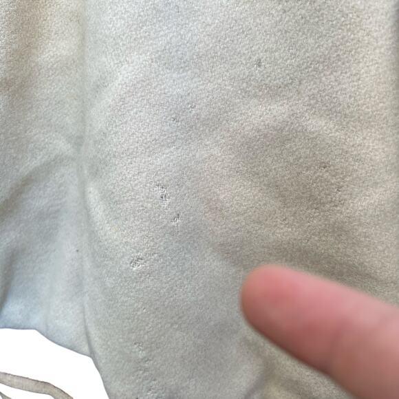 Vintage 50’s-60’s Varsity “P” Embroidered Jacket Off White Maroon Large 19x25 - Picture 7 of 10